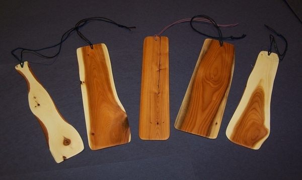 Wooden Bookmarks Wood Bookmark Yew Bookmarks Christmas Tree,  UK