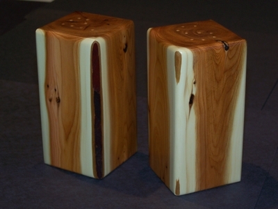 Salt and Pepper shaker solid block 3